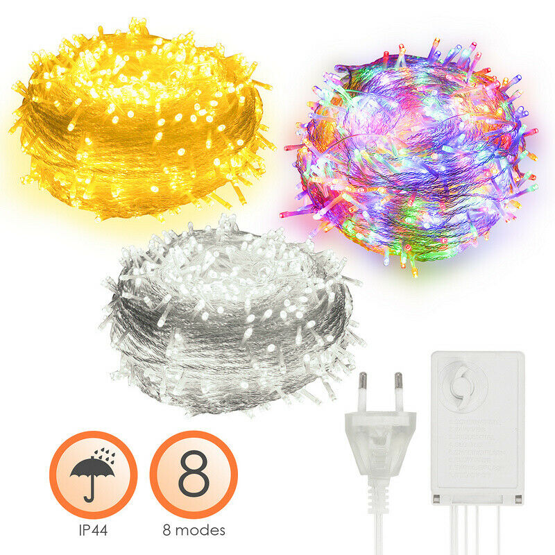 Wolketon LED Lichterkette Beleuchtung Weihnachten Deko IP44