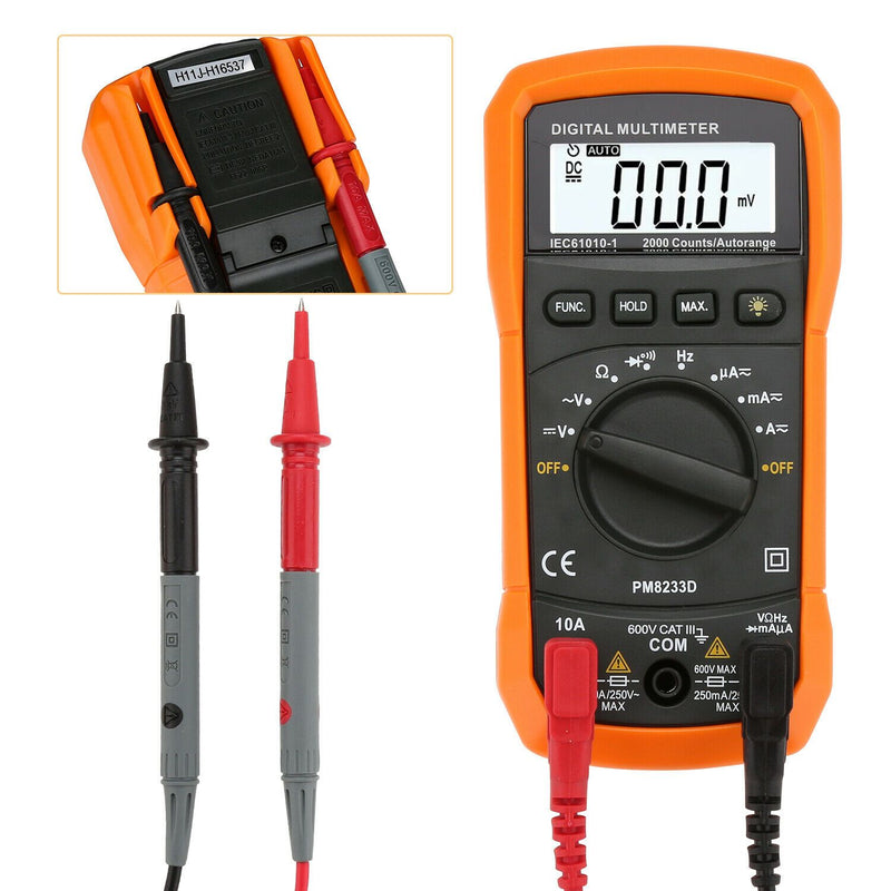 Wolketon Onlineshop Günstig Kaufen Digital Multimeter Tester Voltmeter Amperemeter Spannungsprüfer Spannung