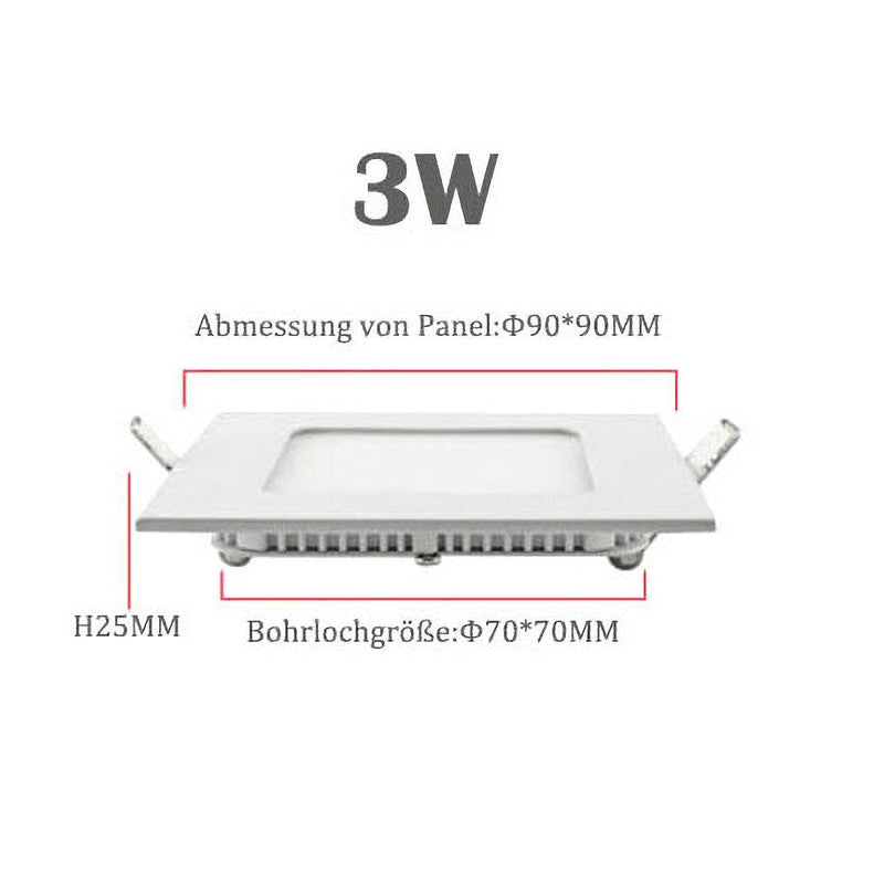 Wolketon Onlineshop Günstig Kaufen 10x Runde LED Panel Farbwechsel 3 in 1 Einbauleuchte Deckenstrahler