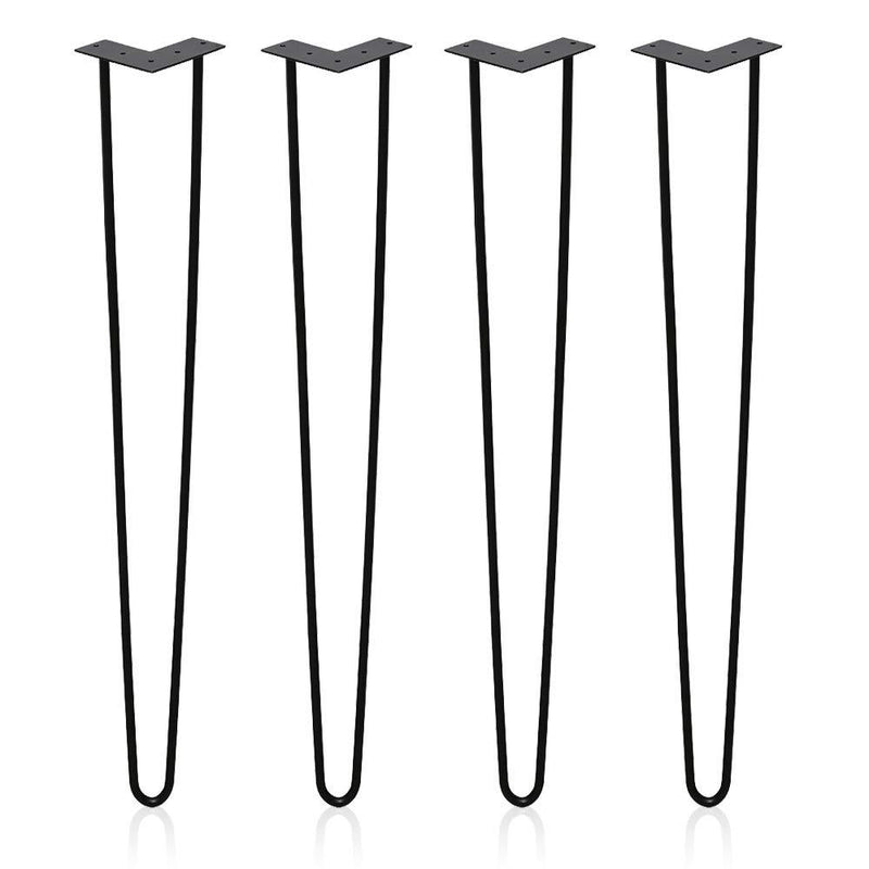 Wolketon Onlineshop Günstig Kaufen 4er Hairpin Legs Schreibtisch Tischbeine 61cm 2 stange