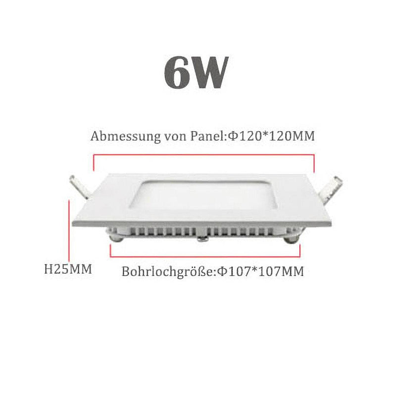 Wolketon Onlineshop Günstig Kaufen 10x Runde LED Panel Farbwechsel 3 in 1 Einbauleuchte Deckenstrahler