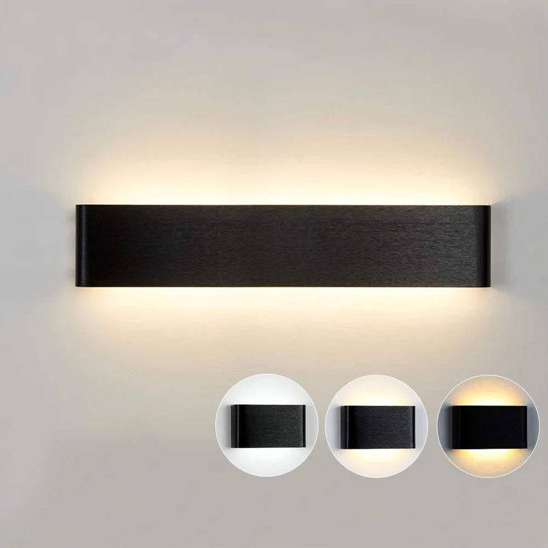 Wolketon Onlineshop Günstig Kaufen 36W Farbwechsel Schwarz LED Modern Wandlampe