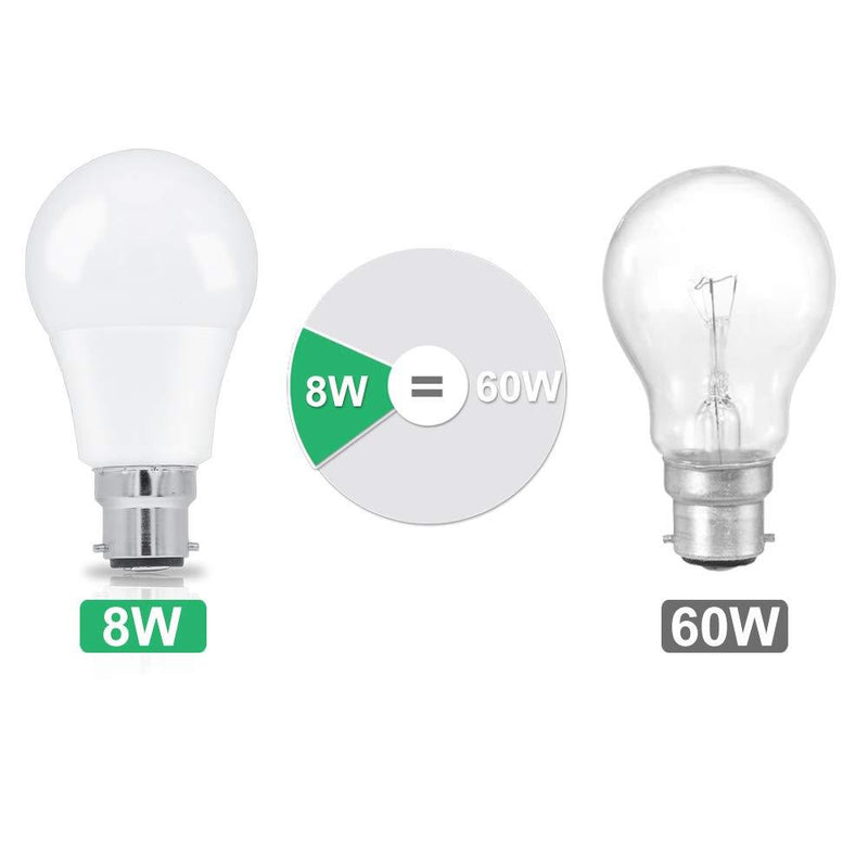 Online Shop 8W LED Birnen Ersetzt 60W Halogenlampen A60 E27 Warmweiß 3000K 6er Pack