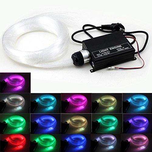 Wolketon Onlineshop Günstig Kaufen 5W 12V 16 Farben RGB LED Glasfaser Stimmungslichter