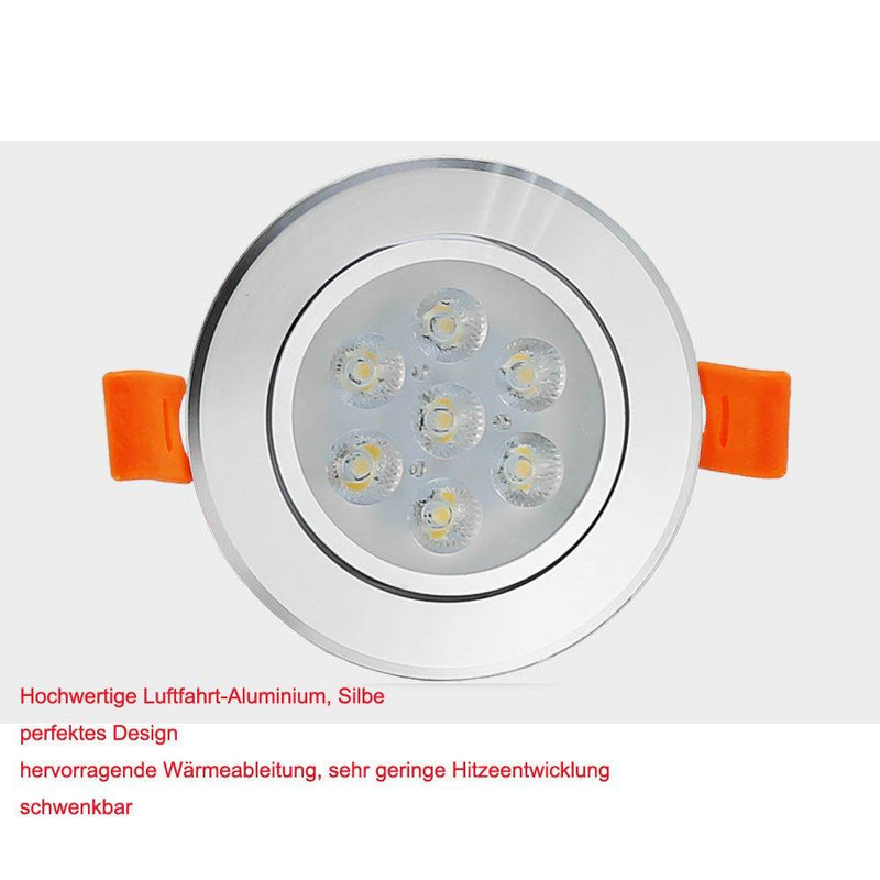 Wolketon Onlineshop Günstig Kaufen 10x Runde LED Panel Farbwechsel 3 in 1 Einbauleuchte Deckenstrahler