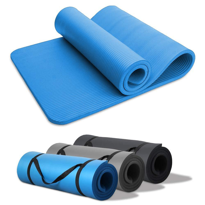 Wolketon Onlineshop Günstig Kaufen Himmelblau Pilates Yogamatte Gymnastikmatte Rutschfeste Fitnessmatte 190 x 60 cm