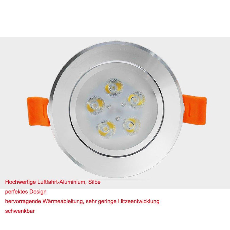 Wolketon Onlineshop Günstig Kaufen 10x Runde LED Panel Farbwechsel 3 in 1 Einbauleuchte Deckenstrahler