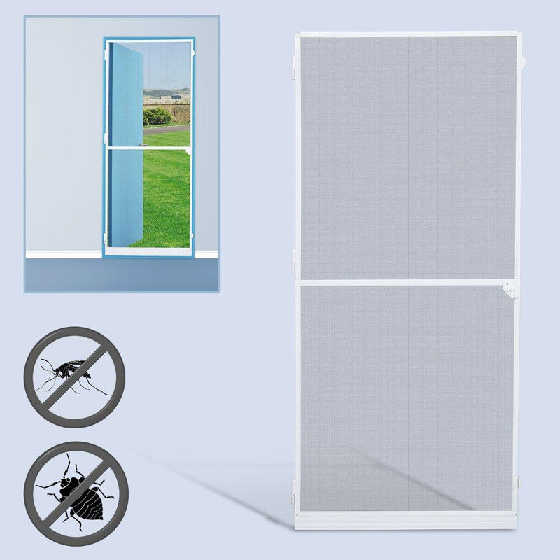 Wolketon Onlineshop Günstig Kaufen Fliegengitter 120X240Cm Tür Wasserdicht Fliegengitter Fenster Mückenschutz Gitter Weiß Gaze Uv-Schutz