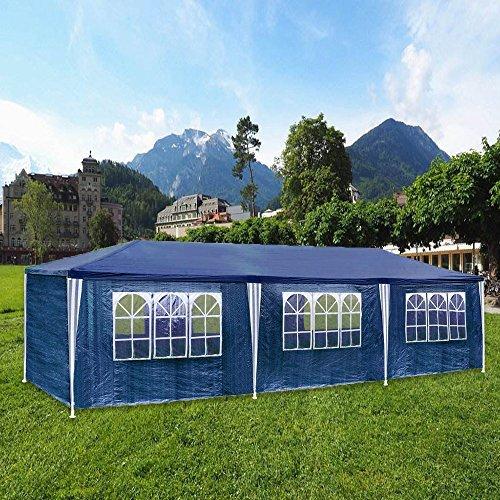 Wolketon Onlineshop Günstig Kaufen Kuppelzelt 3x9M Blau Wasserdicht Pavillons