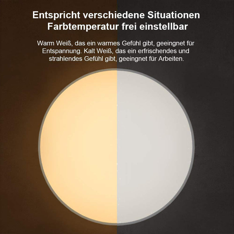 Wolketon Onlineshop Günstig Kaufen 10x Runde LED Panel Farbwechsel 3 in 1 Einbauleuchte Deckenstrahler