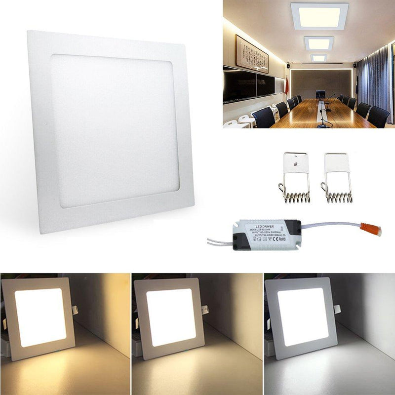 Wolketon Onlineshop Günstig Kaufen 10x Runde LED Panel Farbwechsel 3 in 1 Einbauleuchte Deckenstrahler