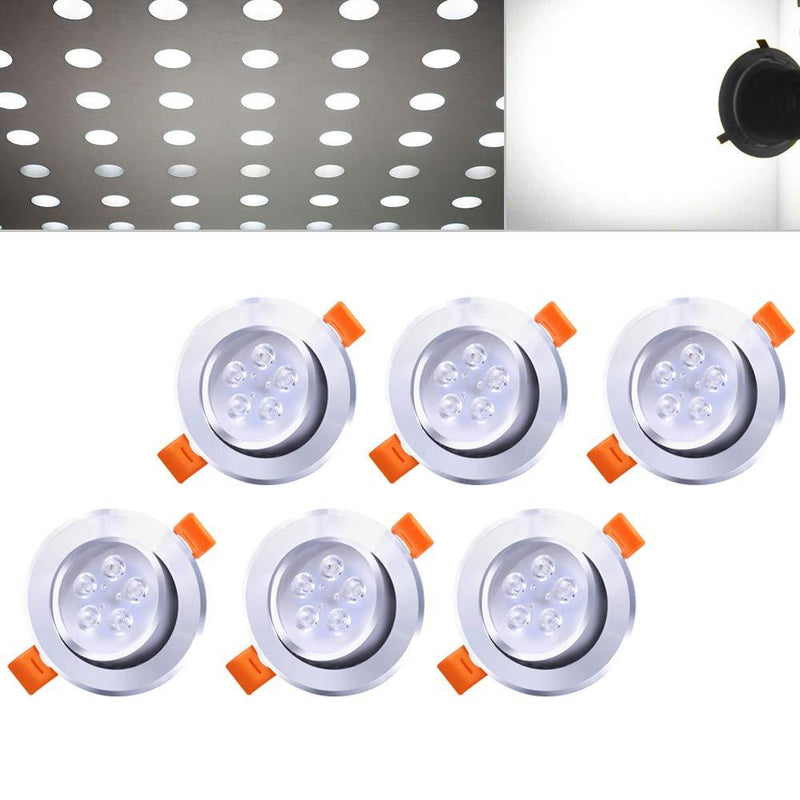 Wolketon Onlineshop Günstig Kaufen 6 pcs 5W Led Einbauleuchten set Kaltweiß IP44