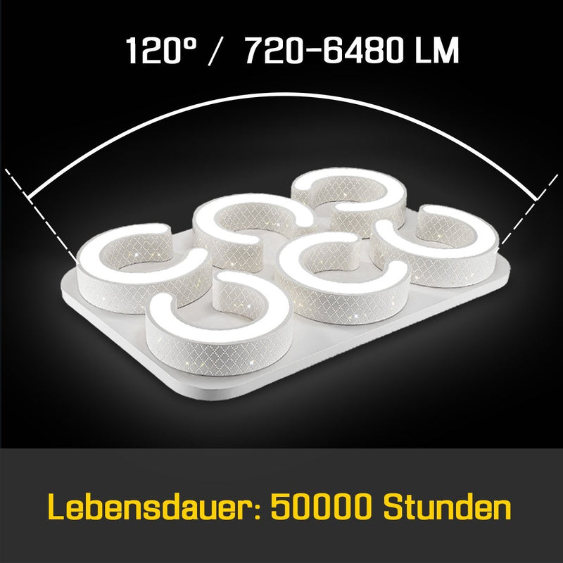 Wolketon Onlineshop Günstig Kaufen 10x Runde LED Panel Farbwechsel 3 in 1 Einbauleuchte Deckenstrahler