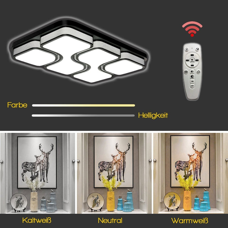 Wolketon Onlineshop Günstig Kaufen 10x Runde LED Panel Farbwechsel 3 in 1 Einbauleuchte Deckenstrahler