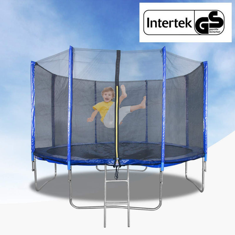 Wolketon Onlineshop Günstig Kaufen 366cm Gartentrampolin Sporttrampolin mit Leiter