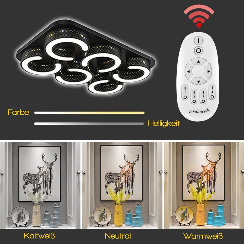 Wolketon Onlineshop Günstig Kaufen 10x Runde LED Panel Farbwechsel 3 in 1 Einbauleuchte Deckenstrahler