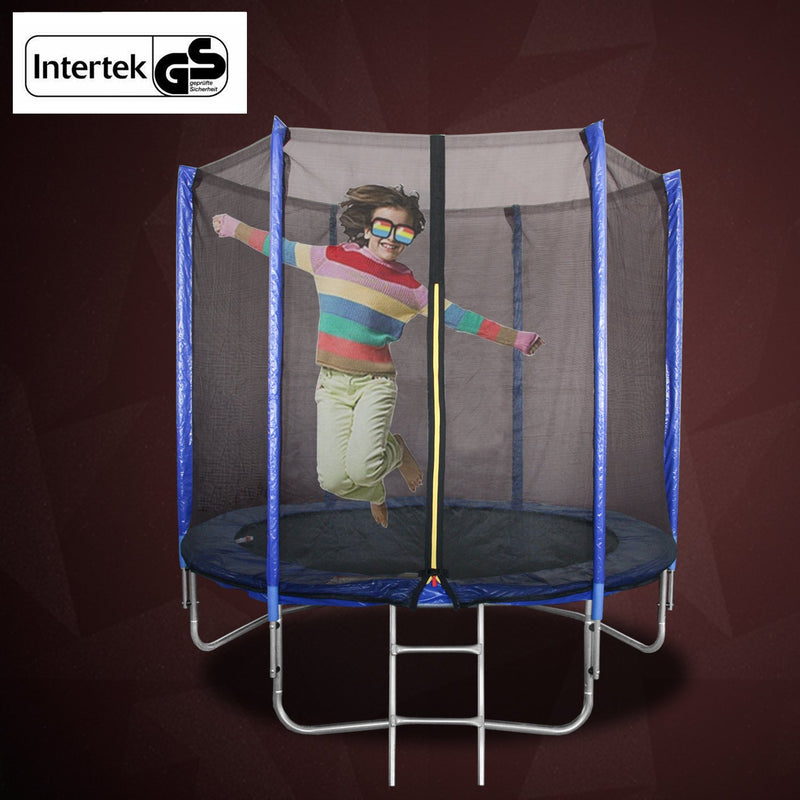 Wolketon Onlineshop Günstig Kaufen 183cm Gartentrampolin Sporttrampolin mit Leiter