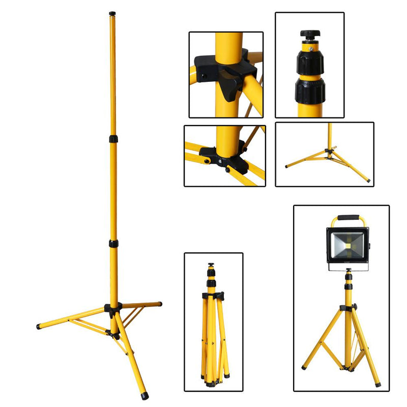 Hengda® LED Strahler 50W Kaltweiß Fluter  Floodlight Flutlicht  Außenbeleuchtung Wasserdicht IP65 Außenstrahler AC85 - 265V  Außenstrahler Außenleuchte Wandstrahler  mit Stativ