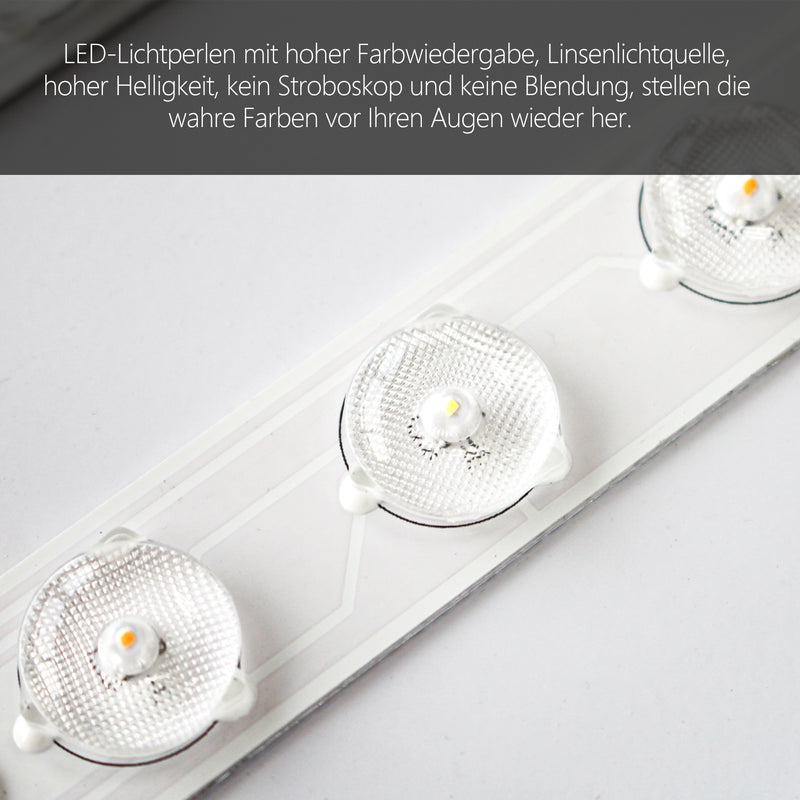 Wolketon LED Deckenlampe 12W-48W Kaltweiß Küchenleuchte Wohnzimmerlampe