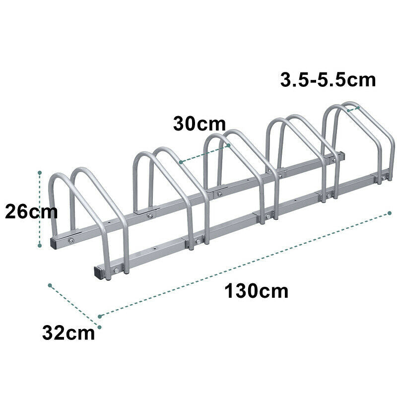 Wolketon Fahrradständer Aufstellständer Fahrrdhalter 2-6 Fach