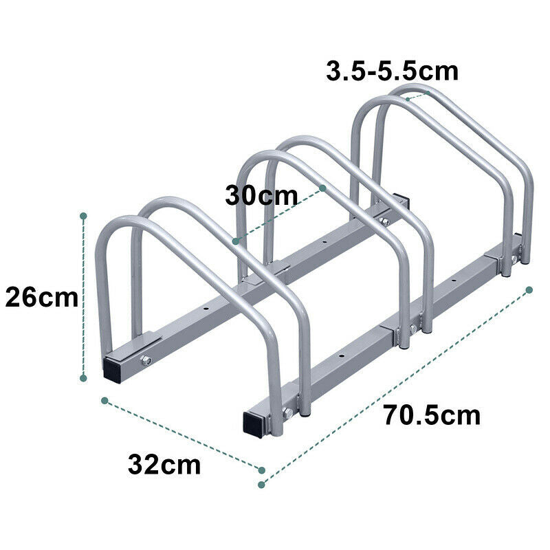 Wolketon Fahrradständer Aufstellständer Fahrrdhalter 2-6 Fach