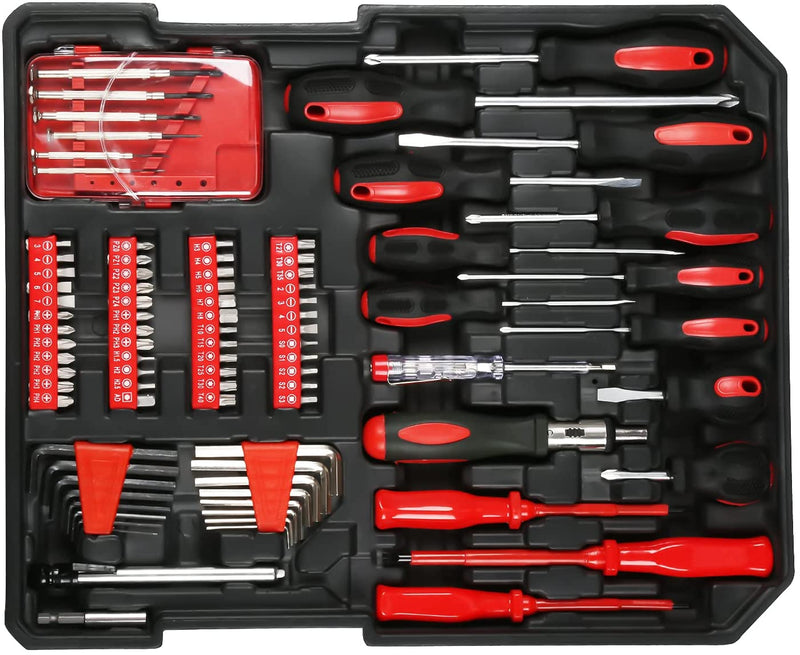 Wolketon Werkzeugkoffer 1031 tlg. Alu Satz Toolbox-Sets inkl. Universalmesser Rollkoffer