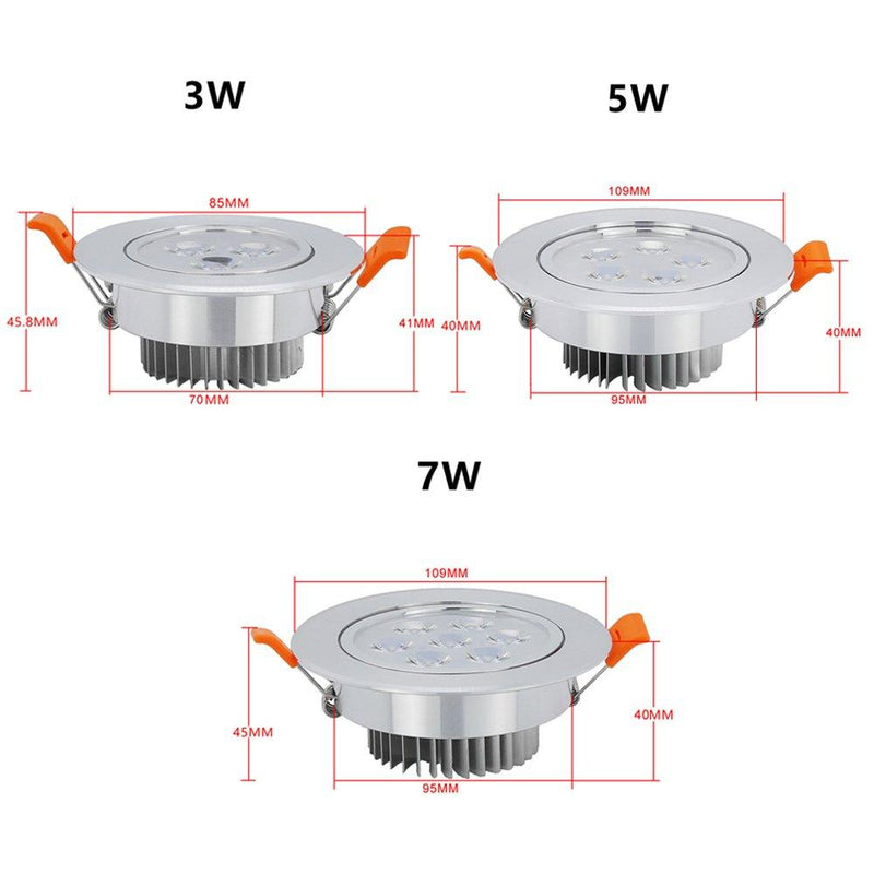 Wolketon Onlineshop Günstig Kaufen 10x Runde LED Panel Farbwechsel 3 in 1 Einbauleuchte Deckenstrahler