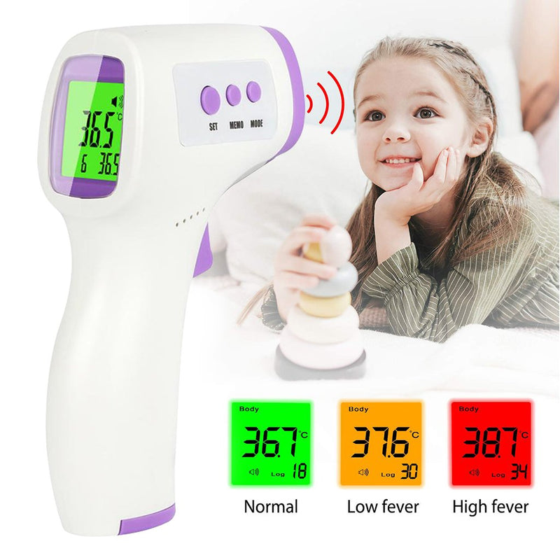 Wolketon Onlineshop Günstig Kaufen LCD Digital Infrarot Kontaktloses Forehead Temperaturmesser Stirn Baby Körper Nicht-Kontaktieren Fieber Digitales Thermometer