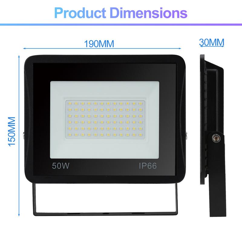 Hengda 10W bis 100W Kaltweiß/Warmweiß/RGB Fluter