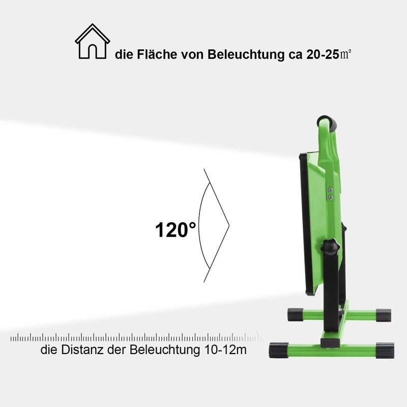 hengda-2x-50w-led-kaltweiss-grun-akku-strahler-mit-teleskop-stativ