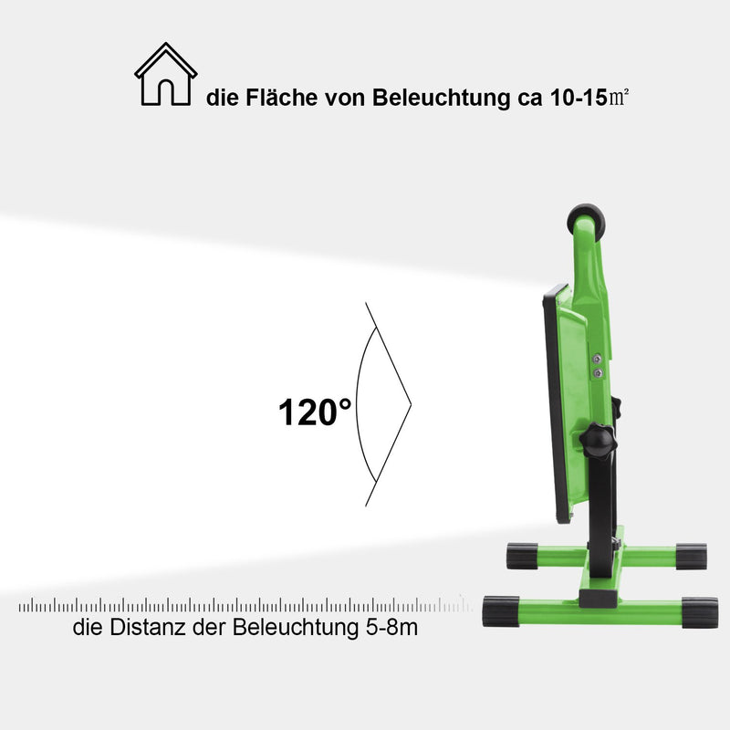 hengda-2x-20w-led-kaltweiss-grun-akku-strahler-mit-teleskop-stativ